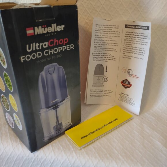 Mueller Austria Ultra Chop Food Chopper FC-500 UNUSED in Box - Picture 7 of 8